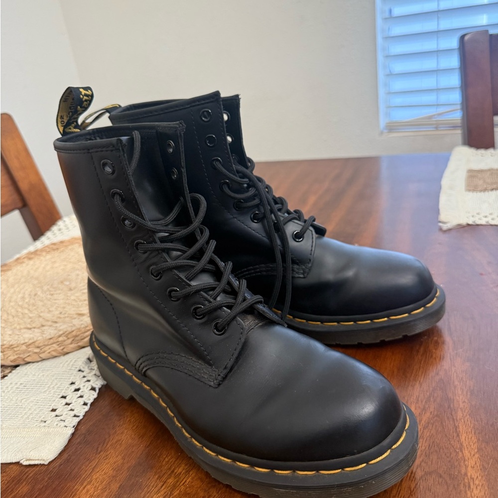 Black Leather Dr. Martens